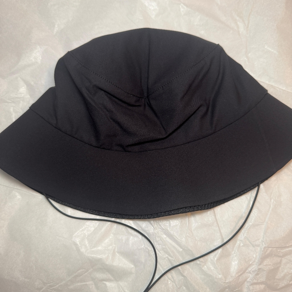 NWOT Arc'teryx Sinsola Bucket Hat Black  Light Breathable Sun Hat Small/M Unisex - Picture 7 of 14